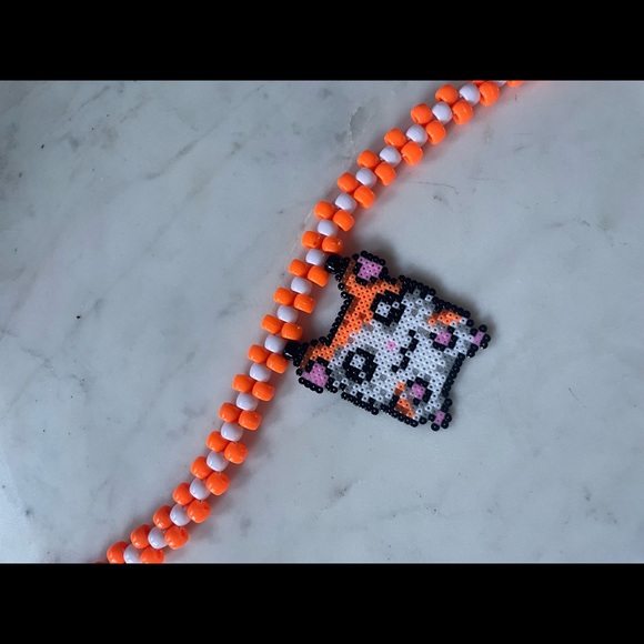 HAMTARO KANDI ORANGE CHOKER - Picture 5 of 5